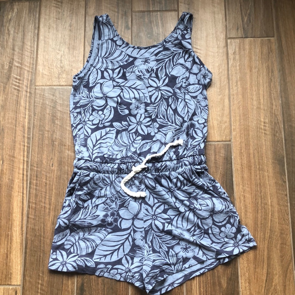 Gap Blue Floral Romper
